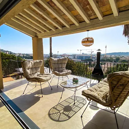 Villa Climatisée Vue Mer 3 Chambres Jardin